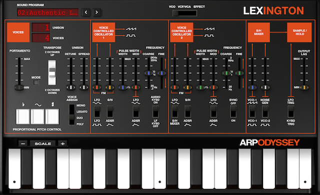 Synth gadgets – KORG app Help Center