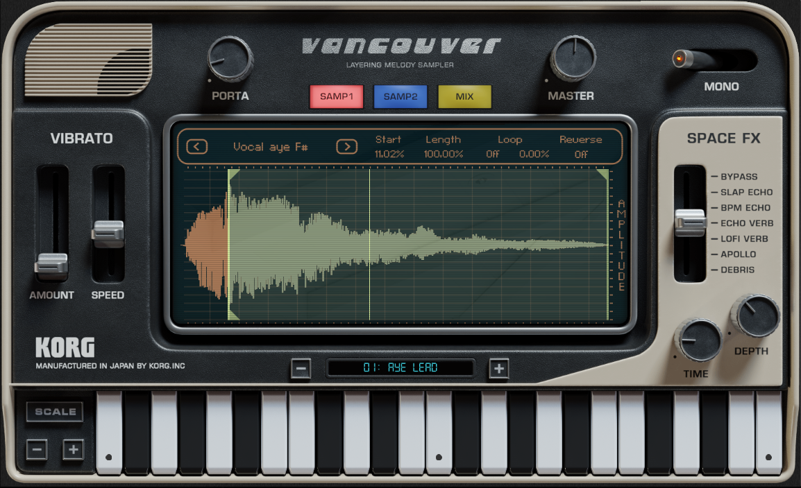 Synth gadgets – KORG app Help Center