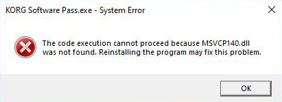 msvcp140 dll セットアップ コレクション 失敗